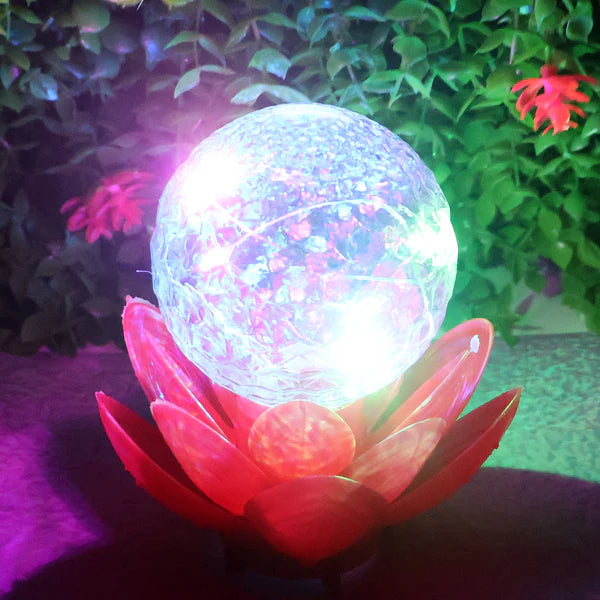 The Aura Crystal Lotus Ambient Luxury Lamp