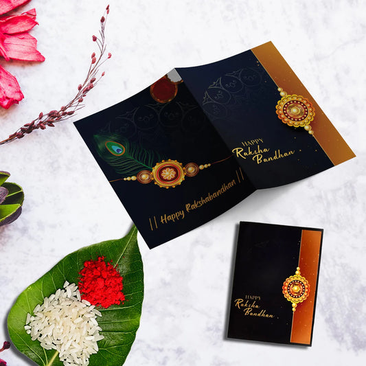 5. Divine Krishna Flute Rakhi Combo