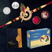 5. Divine Krishna Flute Rakhi Combo